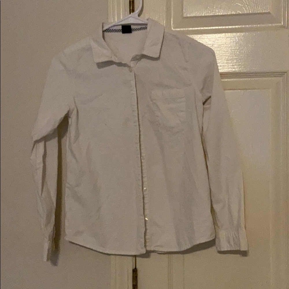 Gap long sleeved white oxford